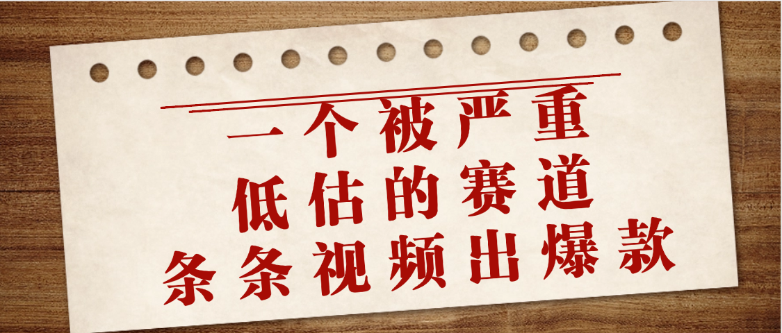 一个被严重低估的赛道，条条视频出爆款，一个月变现3万+-鸭行天下创业社