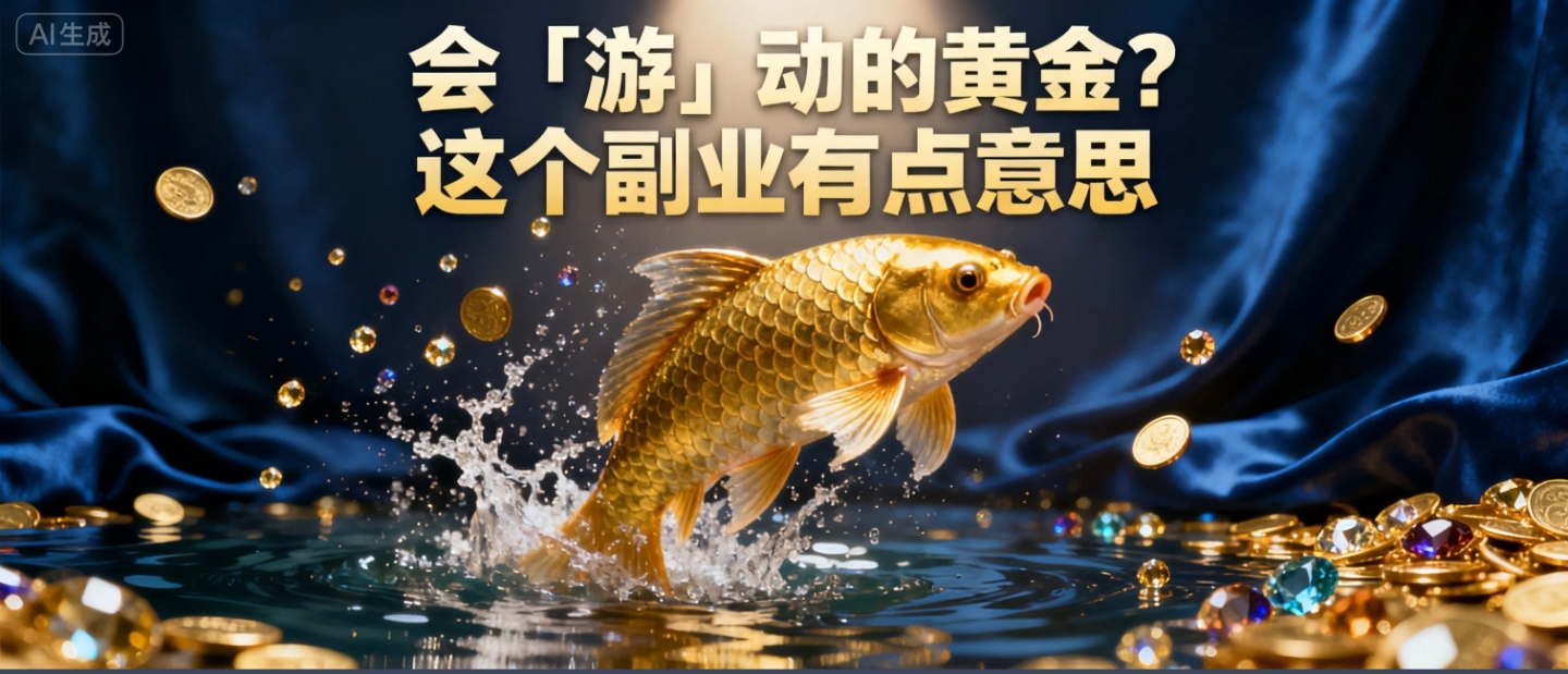 单号月销1.5W+！AI“凭空造鱼”带货新玩法，小白3分钟出一个爆款视频-鸭行天下创业社